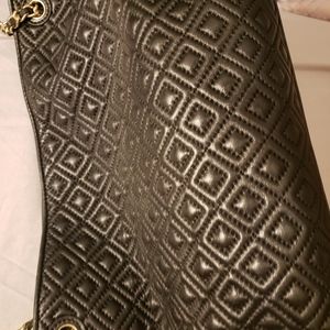 Used tory burch chevron bag